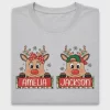 Personalized Reindeer Christmas DTF Transfer