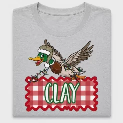 Christmas Duck Hunting Clay DTF Transfer
