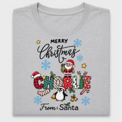 Merry Christmas CHARLIE DTF Transfer