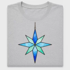 Stained Glass Star DTF Transfer