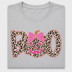 Leopard Boo Pumpkin DTF Transfer