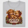 Highland Cow Family Christmas DTF Transfer