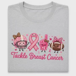 Tackle Breast Cancer Football DTF Transfer