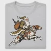 Vintage Hunting Santa DTF Transfer