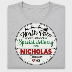 North Pole Mail Service DTF Transfer