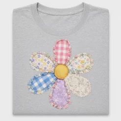 Cottagecore Patchwork Flower DTF Transfer