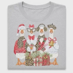 Preppy Christmas Goose DTF Transfer