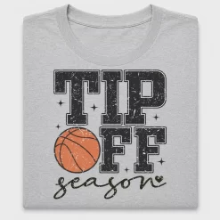 Retro Tip Off Basketball DTF Transfer
