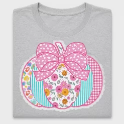 Whimsical Floral Pumpkin DTF Transfer
