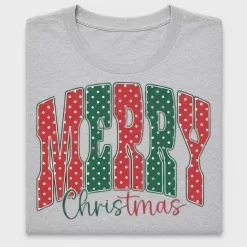 Merry Christmas Polka Dot DTF Transfer