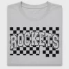 Checkered Rockets DTF Transfer