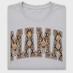 Mama Snake Print Varsity DTF Transfer