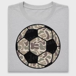 Camouflage Soccer Ball DTF Transfer
