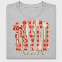 Loved John 3:16 Valentine DTF Transfer