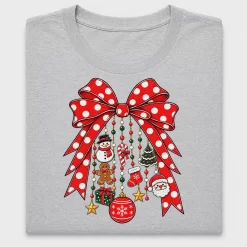 Retro Christmas Bow DTF Transfer