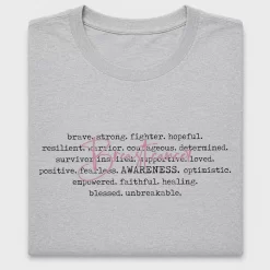 Breast Cancer Awareness Ribbon DTF Transfer
