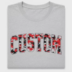 Custom Camo Varsity DTF Transfer