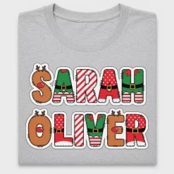Santa Oliver Christmas DTF Transfer