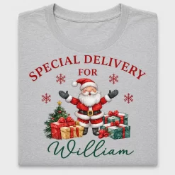 Santa Special Delivery Personalized DTF Transfer