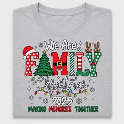 We Are Family Christmas 2025 DTF Transfer