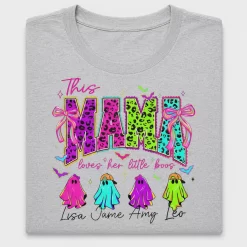 Mama Loves Her Boos Leopard DTF Transfer