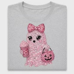 Bling Ghost Pumpkin DTF Transfer