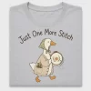 Cottagecore Goose Just One More Stitch DTF Transfer