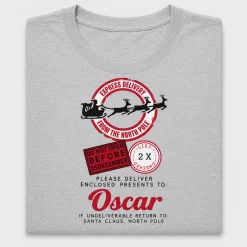 Santa Mail Label DTF Transfer