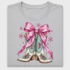 Western Christmas Boots DTF Transfer
