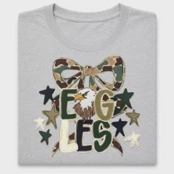 Retro Eagles Camo Bow DTF Transfer