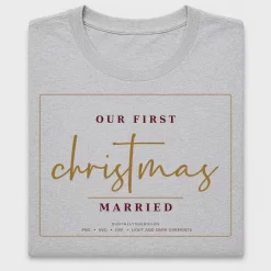Our First Christmas Married DTF Transfer