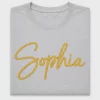 Sophia Glitter Script DTF Transfer