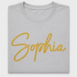 Sophia Glitter Script DTF Transfer