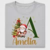 Santa Initial Letter A DTF Transfer