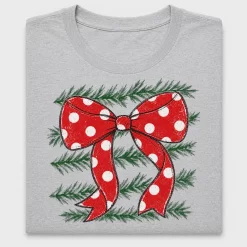 Distressed Christmas Bow DTF Transfer