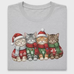 Christmas Cats DTF Transfer