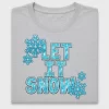Let It Snow Glitter DTF Transfer