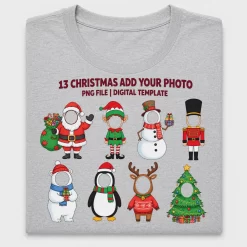 Christmas Photo Face DTF Transfer
