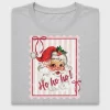 Retro Santa Postage Stamp DTF Transfer