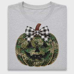Glam Halloween Pumpkin DTF Transfer