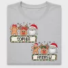 Personalized Christmas Santa Reindeer DTF Transfer