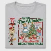 Retro Christmas Deck The Halls DTF Transfer