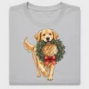 Golden Retriever Christmas DTF Transfer