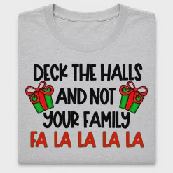 Deck The Halls Funny Christmas DTF Transfer