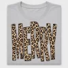 Leopard Print Merry DTF Transfer