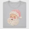 Vintage Santa Face DTF Transfer