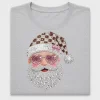 Rhinestone Santa Hat DTF Transfer