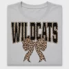 Leopard Wildcats Bow DTF Transfer