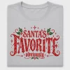Santa's Favorite Obviously DTF Transfer