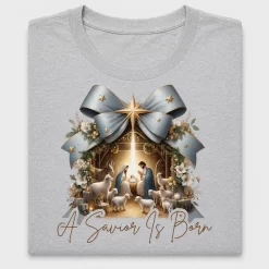Nativity Scene A Savior Is Born DTF Transfer